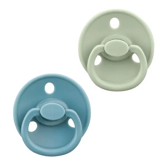Mombella P01227 Smoczek Uspokajający Grzybek 2-PAK Nile Blue - Swamp