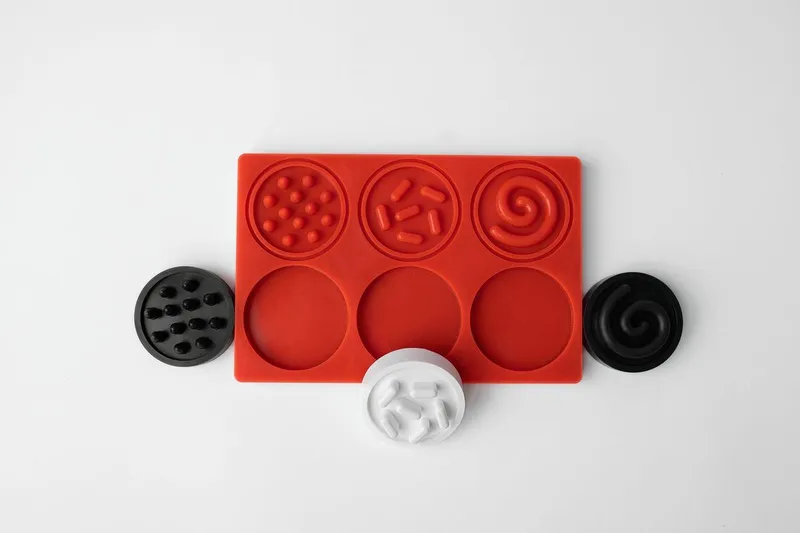 HENCZ 843 Puzzle Sensoryczne Kółeczka Kontrastowe