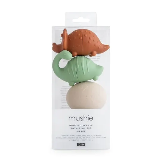 Mushie MU102028 Zabawki Do Kąpieli Dino
