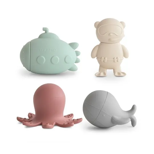 Mushie MU101487 Zabawki Do Kąpieli Sealife