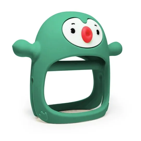 SMILY MIA M12030-12 Gryzak Silikonowy Pingwin Pine Green