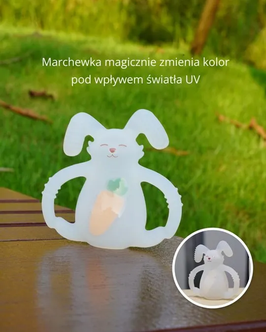 Smily Mia M12040-1 Magiczny Gryzak Dla Niemowlaka Sunny Bunny