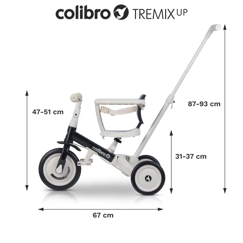 COLIBRO Rowerek Dziecięcy TREMIXUP COAL
