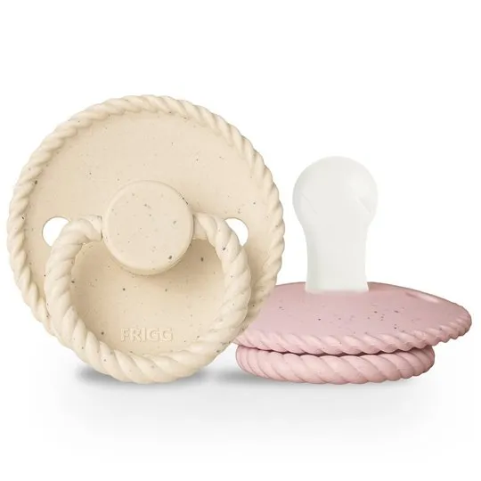 FRIGG F102479 Mini Mocha Smoczek Uspokajający 2-PAK Silikon 6-18M