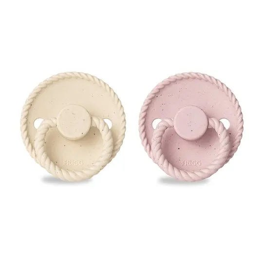 FRIGG F102479 Mini Mocha Smoczek Uspokajający 2-PAK Silikon 6-18M
