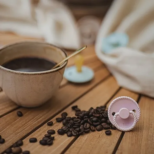 FRIGG F102479 Mini Mocha Smoczek Uspokajający 2-PAK Silikon 6-18M