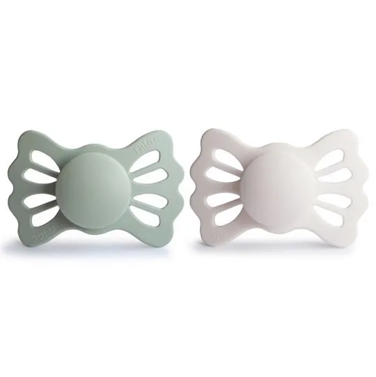 FRIGG F100492 Lucky Smoczek Symetryczny 2-PAK Silikon 6-18M Sage / Silver