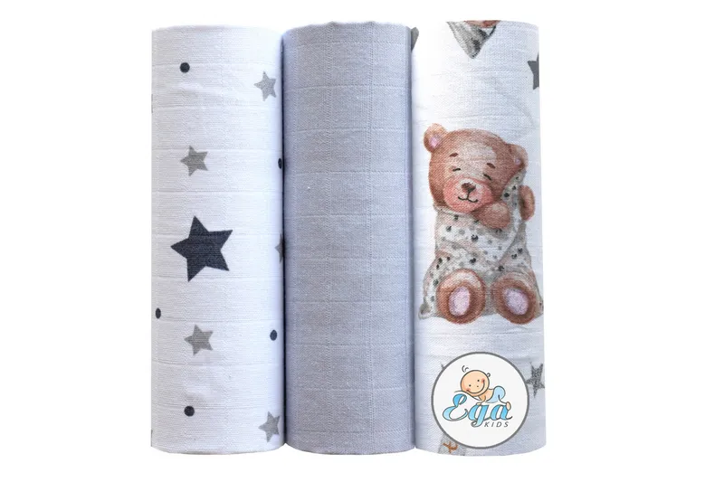EGA Pielucha Muślin 60/80 4618 Zestaw 30 3-PAK Mix