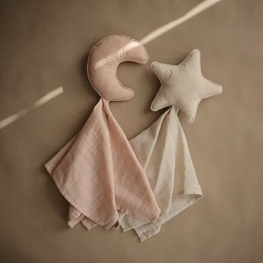 Mushie MU2190468 Kocyk Przytulanka Lovey Star Fog