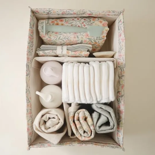 Mushie MU102184 Organizer Na Pieluszki Pastel Blooms