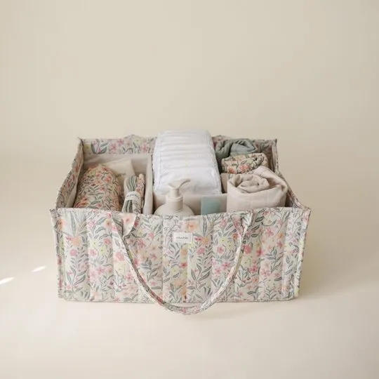 Mushie MU102184 Organizer Na Pieluszki Pastel Blooms