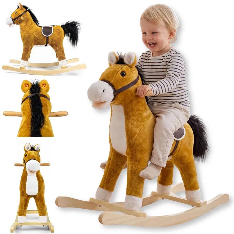 MILLY MALLY 7017 Koń Teddy Light Brown