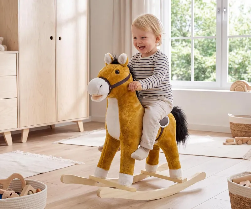MILLY MALLY 7017 Koń Teddy Light Brown