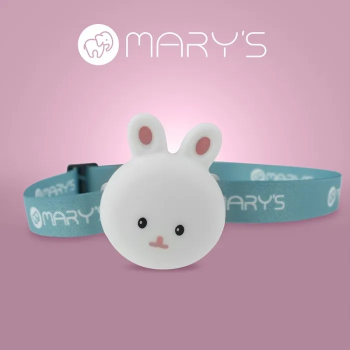 MARY'S MW61767 Latarka Czołowa Dziecięca Króliczek