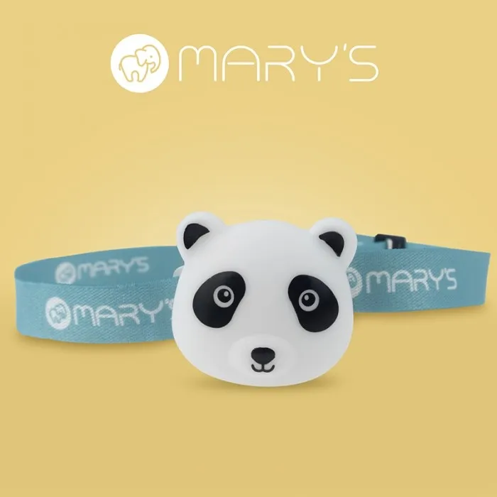 MARY'S MW61769 Latarka Czołowa Dziecięca Panda