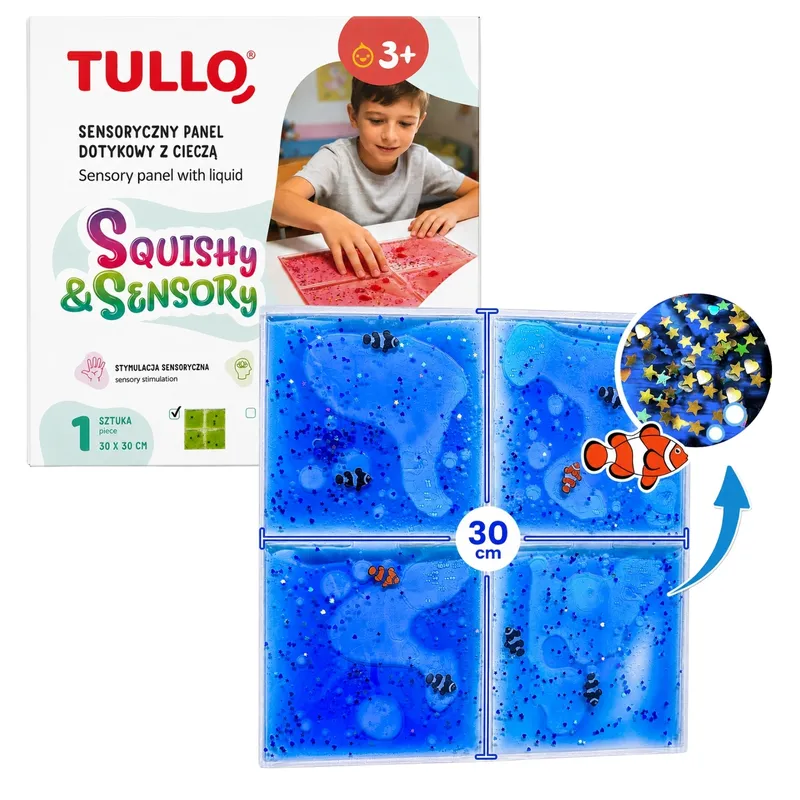 TULLO 715 Panel Sensoryczny Z Cieczą - Niebieski