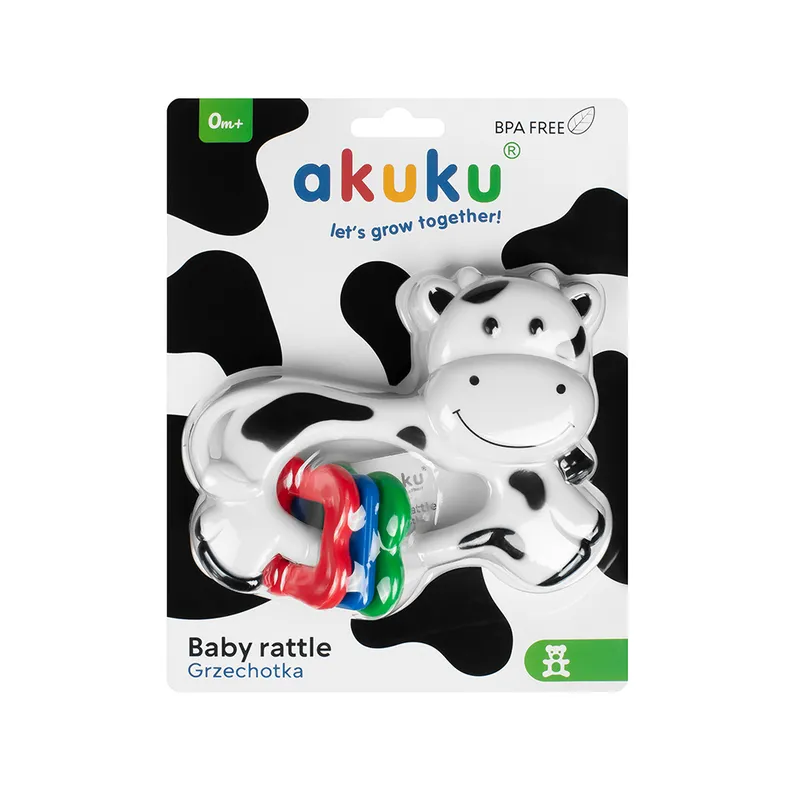 AKUKU A0679 Grzechotka Krówka