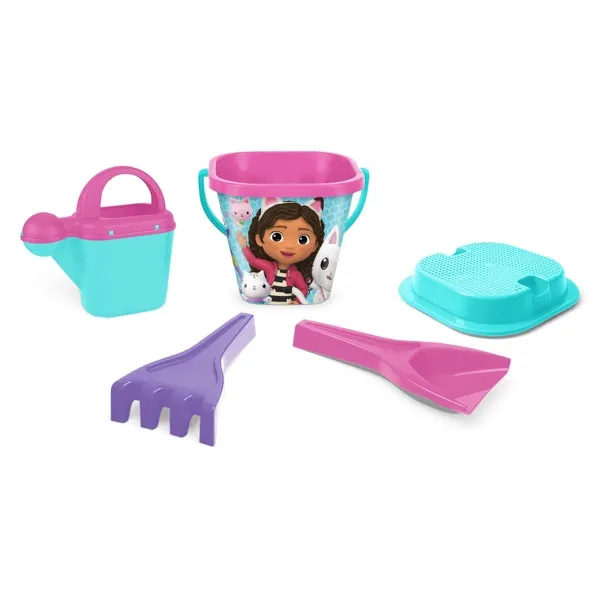 WADER 82141 Komplet Do Piasku Gabby's Dollhouse 5 el