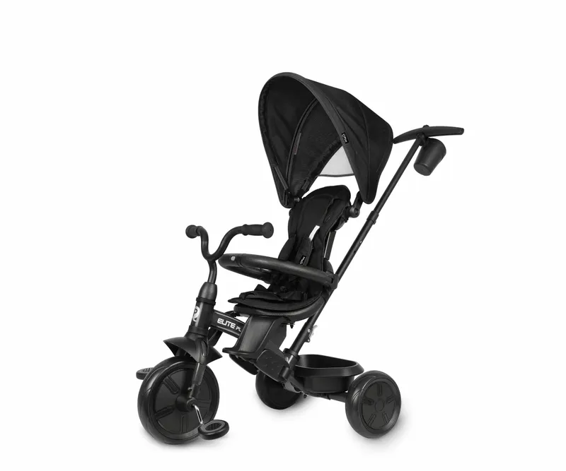 MILLY MALLY Qplay Rowerek Trójkołowy Elite Platinum Black