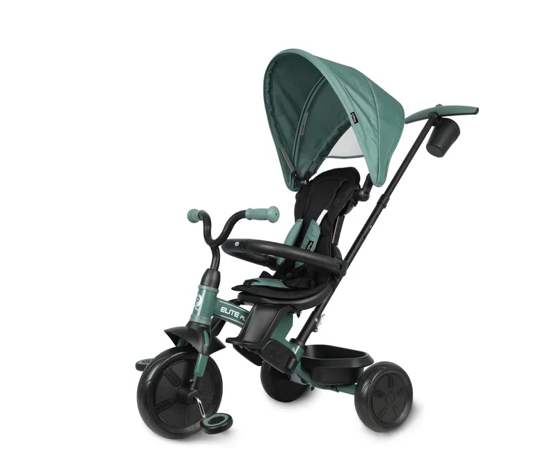 MILLY MALLY Qplay Rowerek Trójkołowy Elite Platinum Green