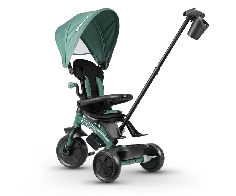 MILLY MALLY Qplay Rowerek Trójkołowy Elite Platinum Green