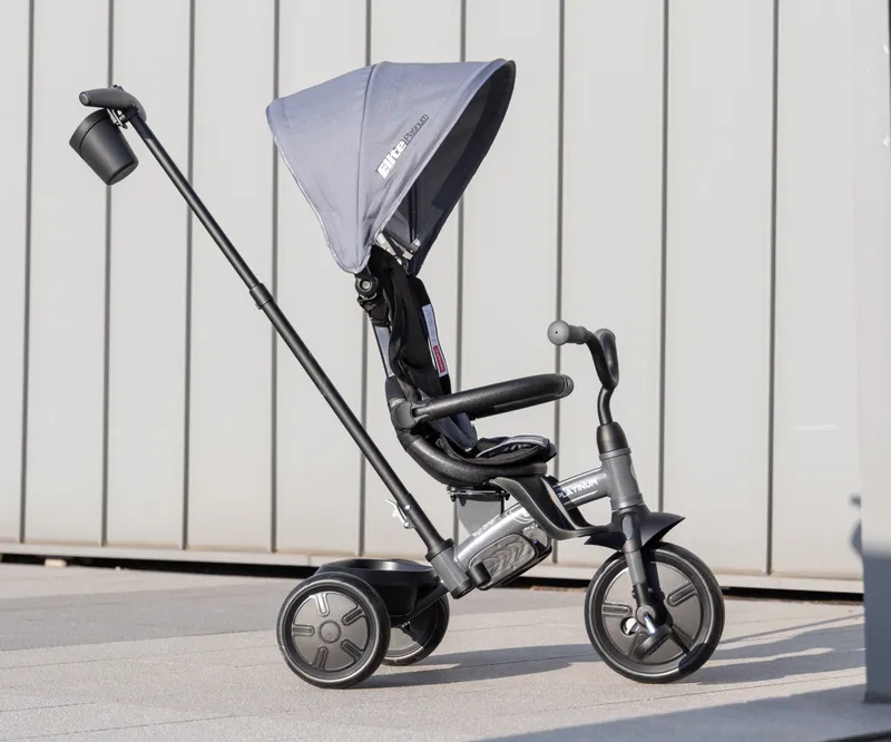 MILLY MALLY Qplay Rowerek Trójkołowy Elite Platinum Grey