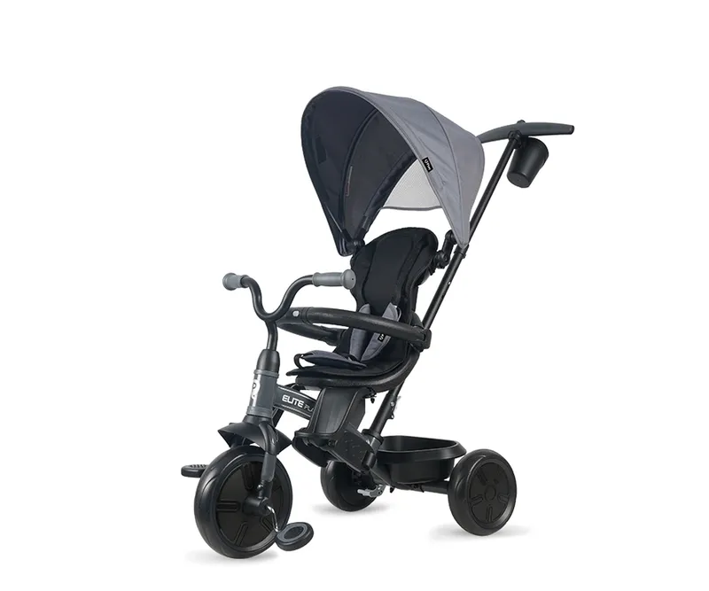 MILLY MALLY Qplay Rowerek Trójkołowy Elite Platinum Grey