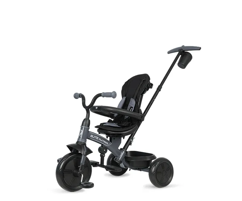 MILLY MALLY Qplay Rowerek Trójkołowy Elite Platinum Grey