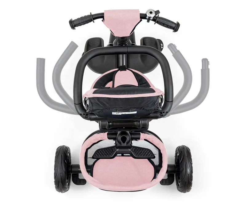 MILLY MALLY 6191 Rowerek Trójkołowy Stanley Rubber New Pink