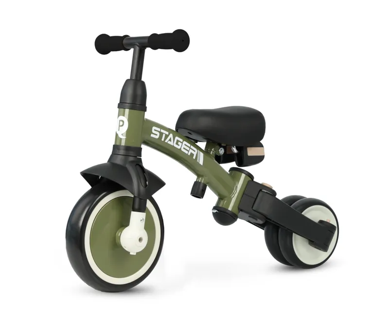 MILLY MALLY 6277 Rowerek Trójkołowy Stager 3w1 Green