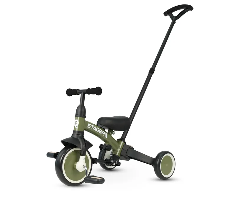MILLY MALLY 6277 Rowerek Trójkołowy Stager 3w1 Green