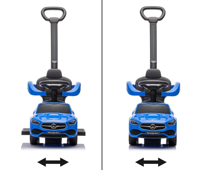 MILLY MALLY 6110 Pojazd Z Rączką MERCEDES C-Class Deluxe Blue