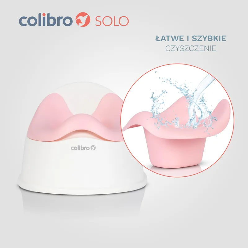 COLIBRO Nocnik Dziecięcy SOLO ROSE - Różowy
