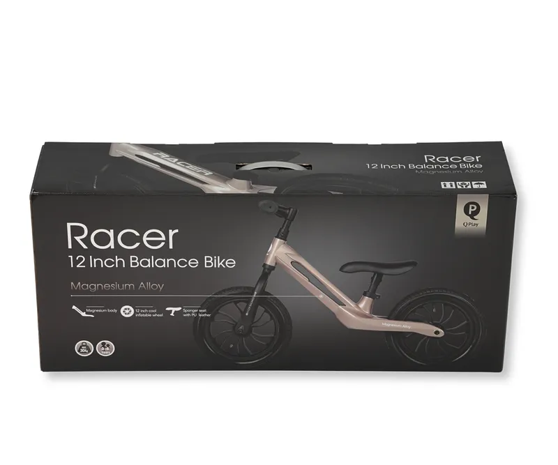 MILLY MALLY 6286 Qplay Rowerek Biegowy Racer Platinum