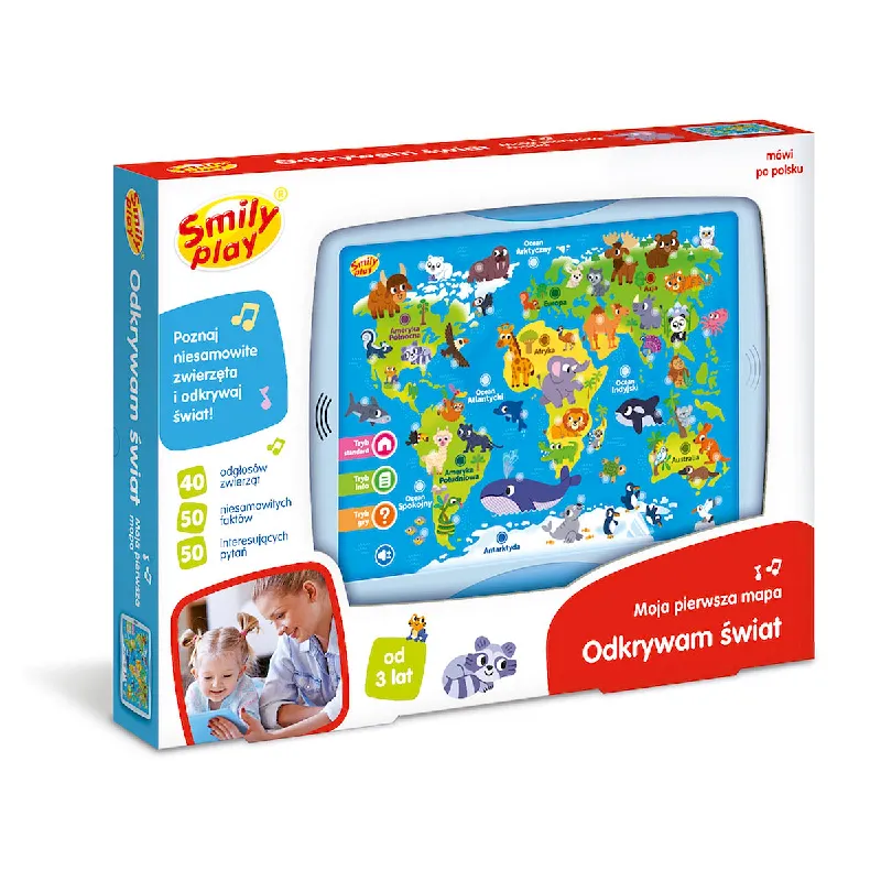 SMILY PLAY SP98303 Odkrywam Świat Moja Pierwsza Mapa