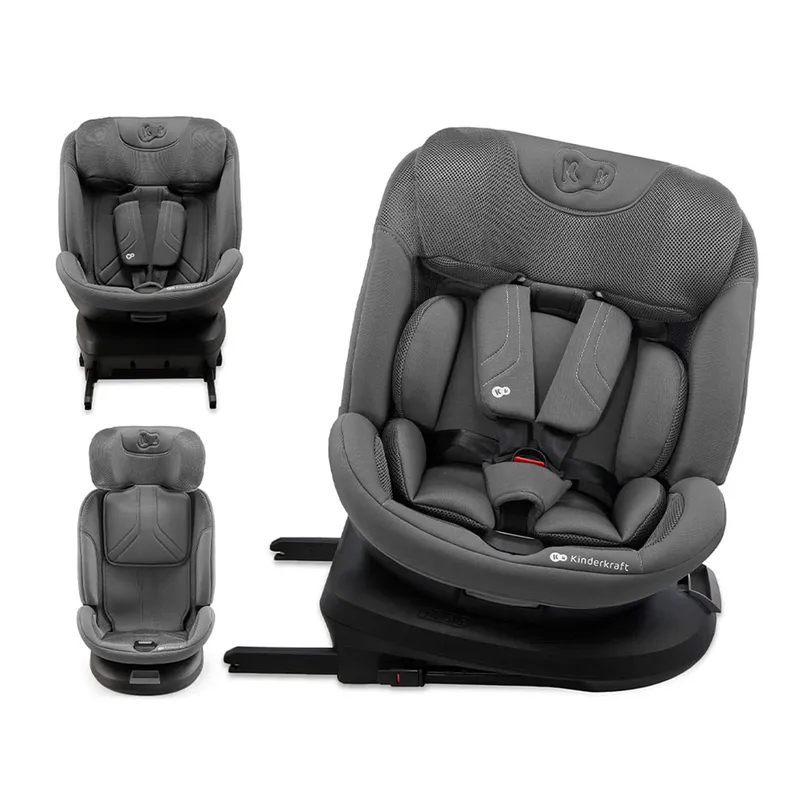 KINDERKRAFT Fotelik Samochodowy XPEDITION 3 I-Size Grey