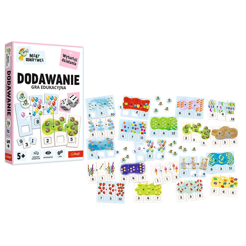 TREFL 02805 Gra Dodawanie / Mały Odkrywca