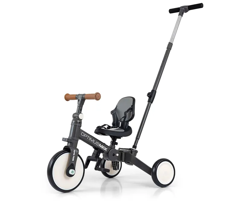 MILLY MALLY 6265 Rowerek 5w1 OPTIMUS MAX Dark Grey