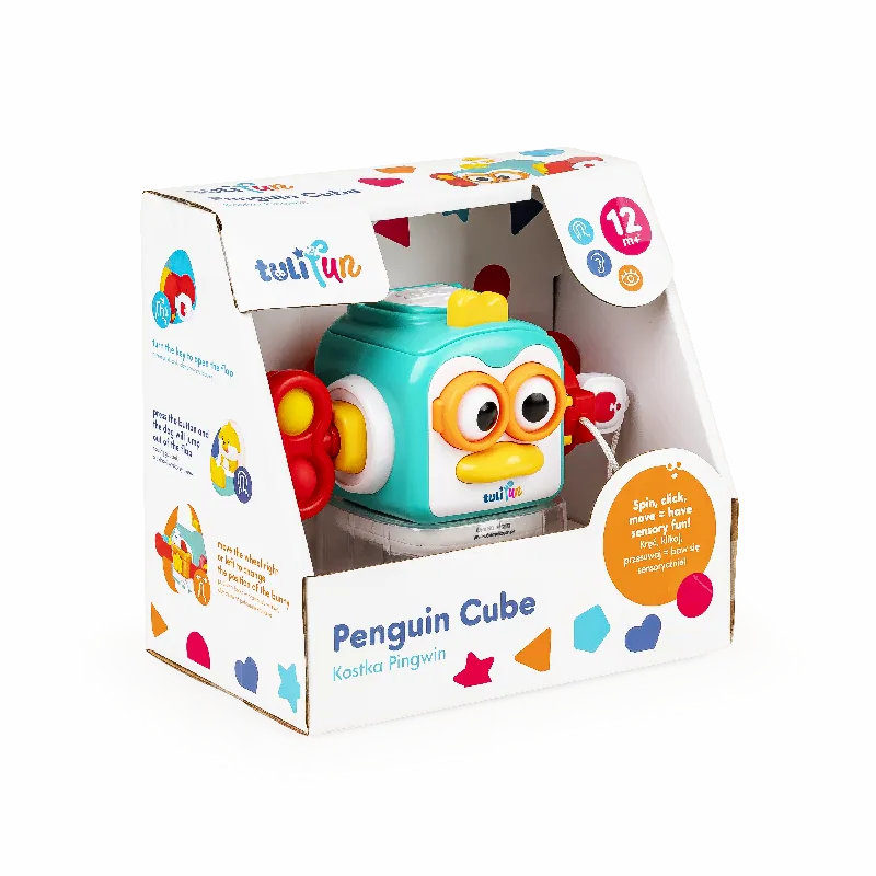 TULI FUN TF 30133 Kostka Pingwin - Turkusowa