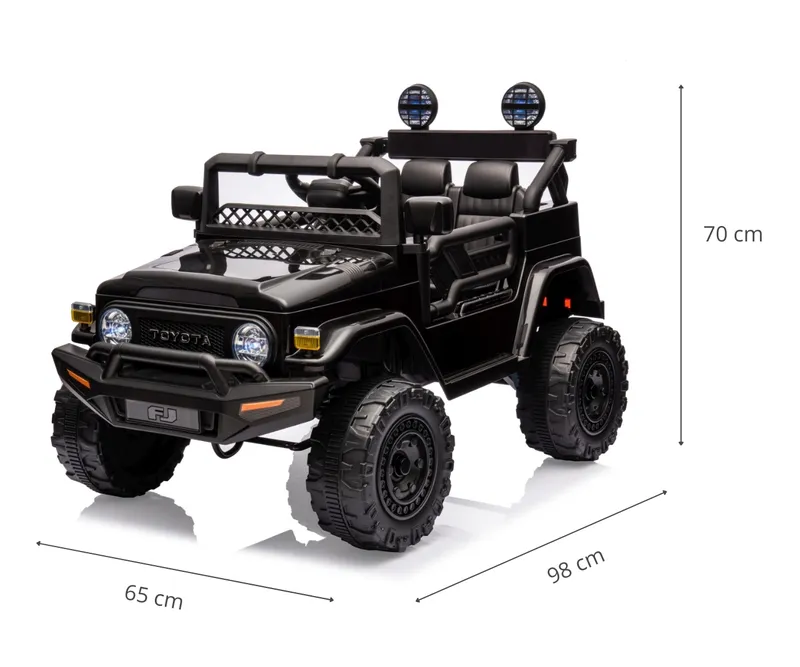 MILLY MALLY 5723 Pojazd Na Akumulator TOYOTA FJ Cruiser Black
