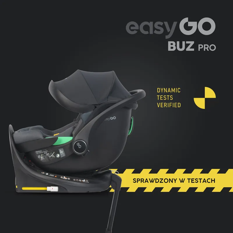 EASY GO Fotelik Samochodowy BUZ PRO GRANITO