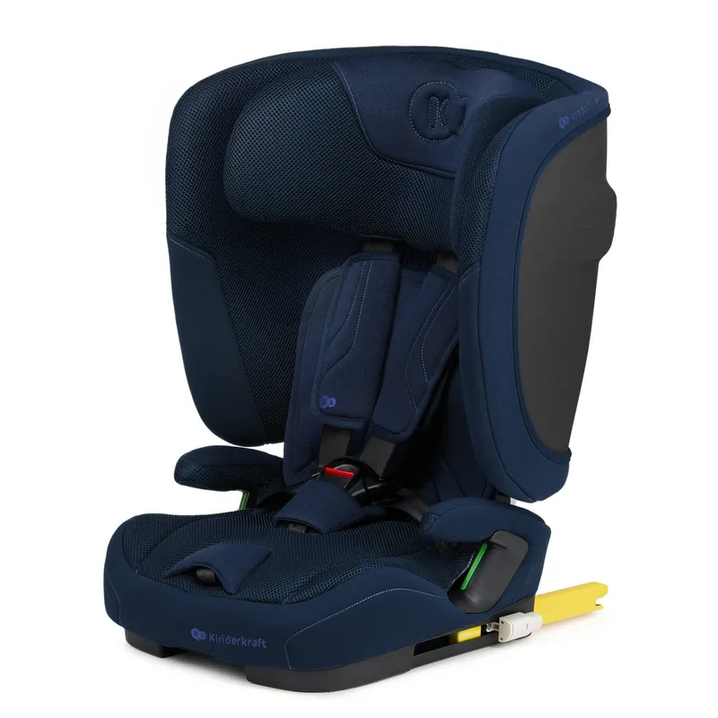 KINDERKRAFT Fotelik Samochodowy FIX2GO I-Size 76-150CM Navy
