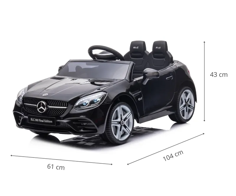 MILLY MALLY 5910 Pojazd Na Akumulator MERCEDES- Benz SLC Black