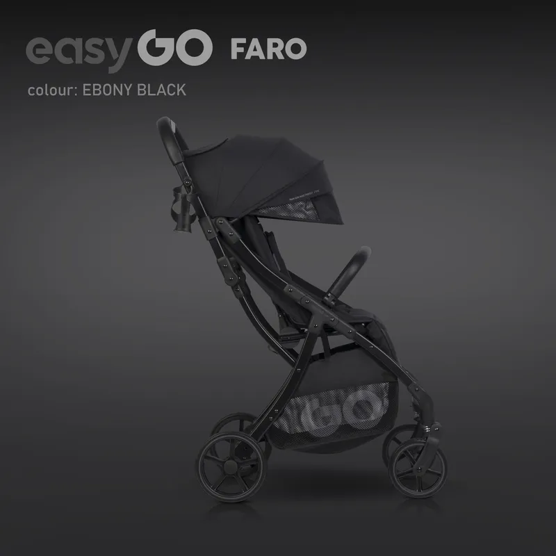 EASY GO Wózek Dziecięcy FARO EBONY BLACK