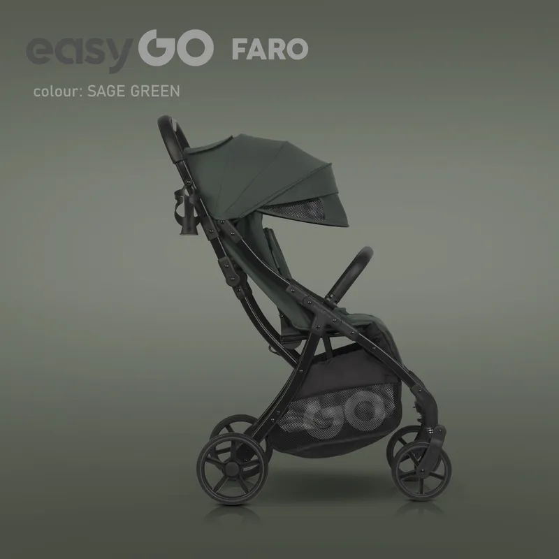 EASY GO Wózek Dziecięcy FARO SAGE GREEN