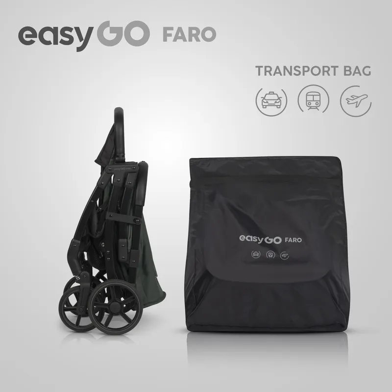 EASY GO Wózek Dziecięcy FARO SAGE GREEN
