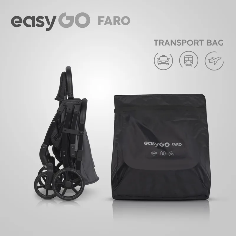 EASY GO Wózek Dziecięcy FARO CLOUDY GRAY