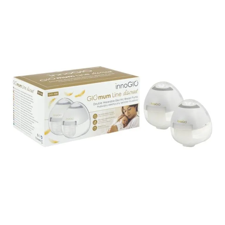 INNOGIO GIO-358 Podwójny Muszlowy Laktator Elektryczny GIOmum Line Discreet Double