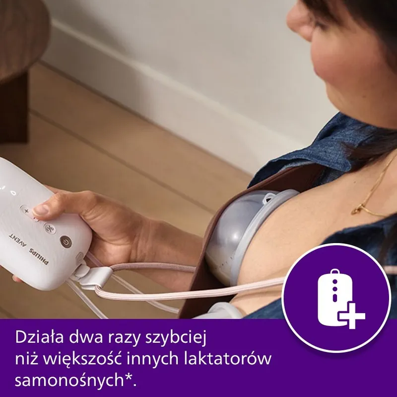 AVENT SCF532/11 Elektryczny Podwójny Laktator Samonośny