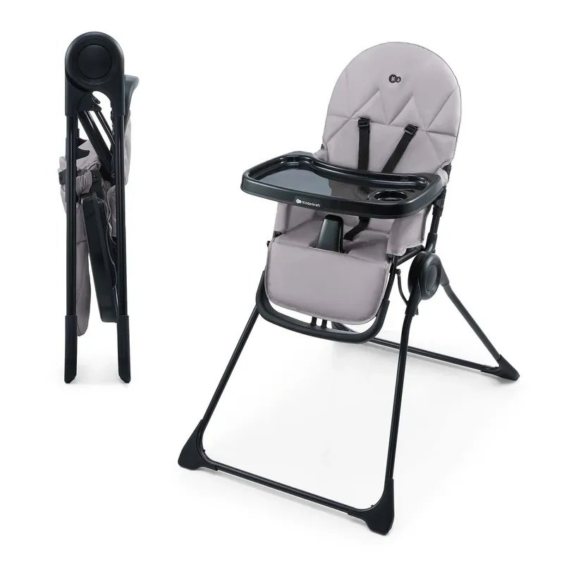 KINDERKRAFT Krzesełko Do Karmienia BINCI Grey